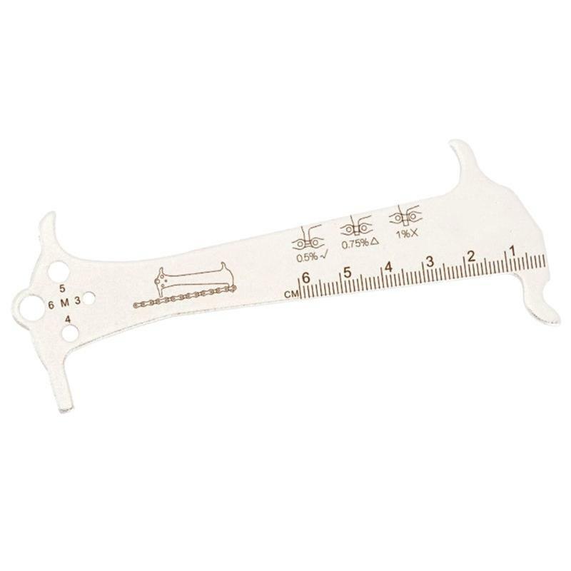 MTB Bike Chain Wear Indicator Measurement Checker Bike Ruler Bicycle Chain Gauge