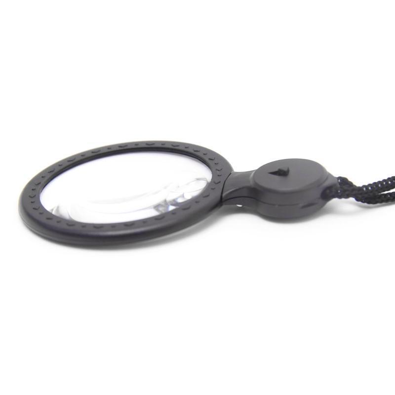 Neck Wear Magnifying Glass High Clarity Double Lens Reading Magnifying Glass