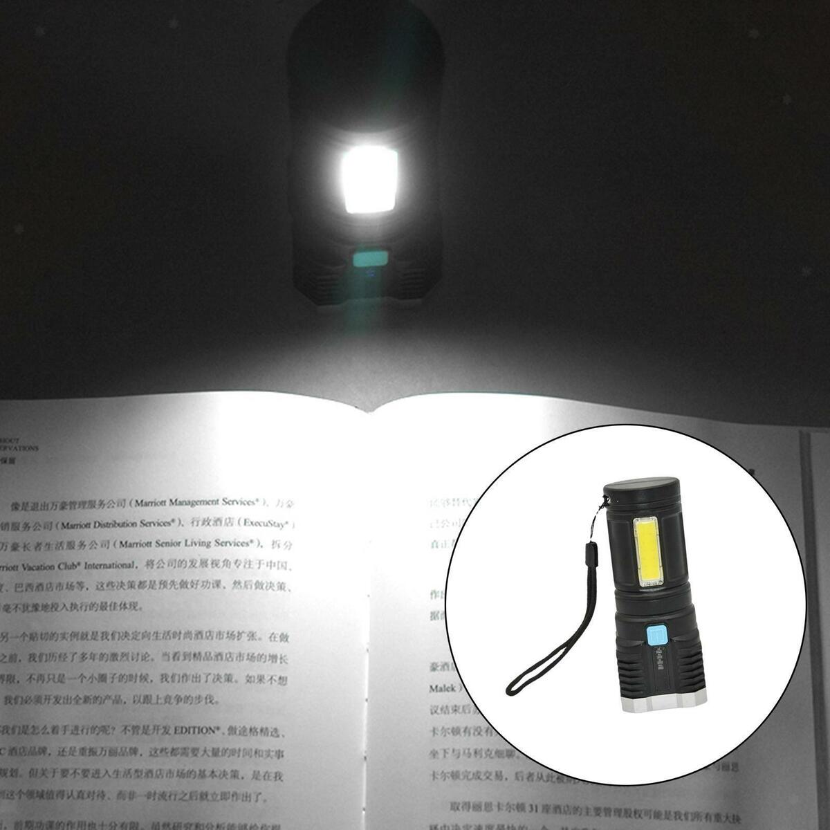Rechargeable Batteries Lumens x Resistant  Light for Hiking Cycling