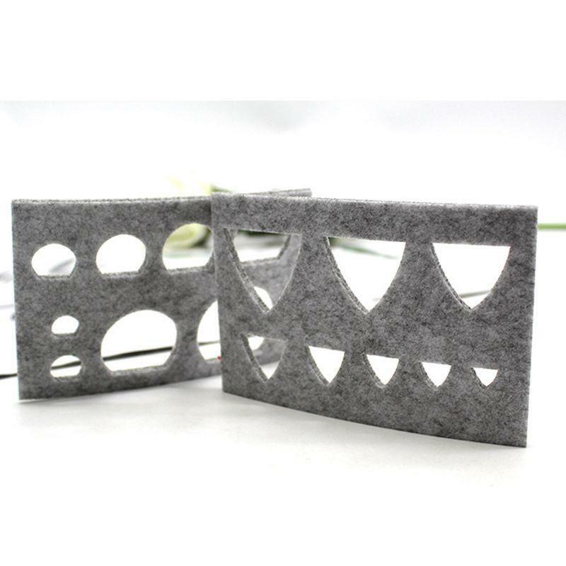 8pcs Wool Felt Mold Needle Felting DIY Craft Stencil Applique Handicraft Shaping