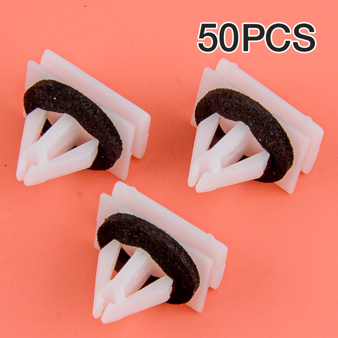 50pc Fit For Ford Escape Exterior Rocker Moulding Clips W715201-S300 w/ sealer