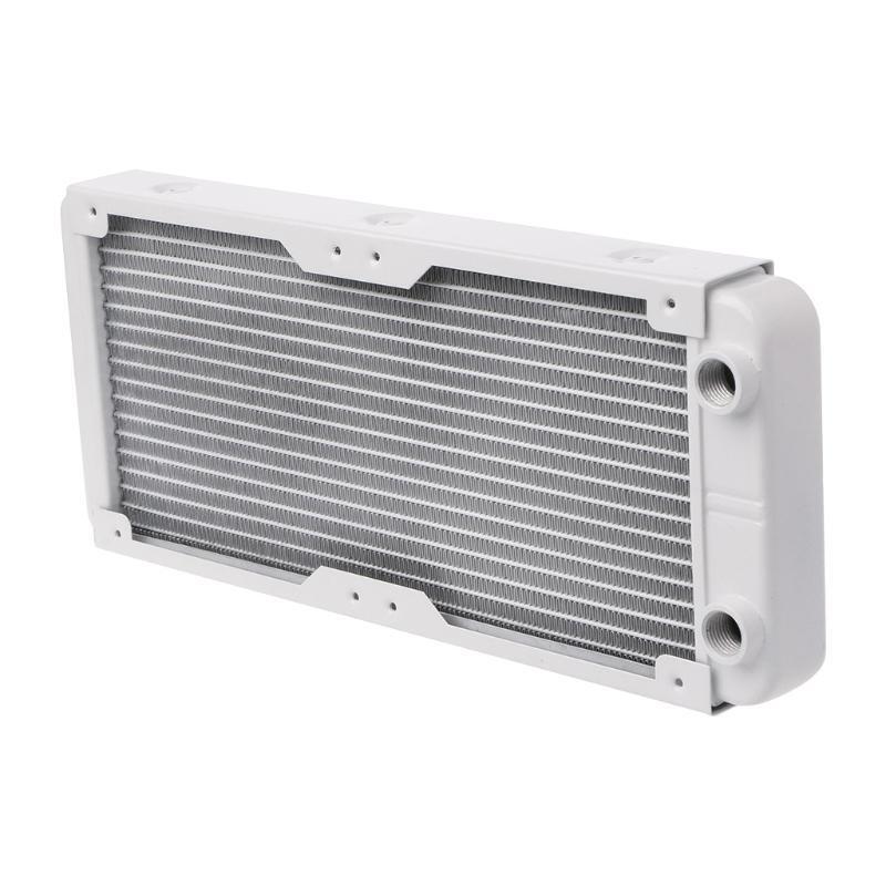 240mm Aluminum Computer Radiator Water Cooler 18 Tube CPU Heat Sink Exchanger