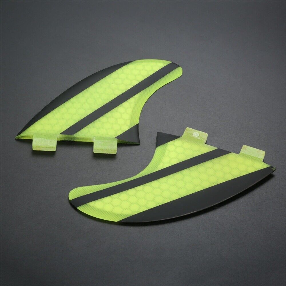 1Set Surfing Surfboard Fins Fin Fiberglass Tri Set For FCS K2.1 SUP Surfboards