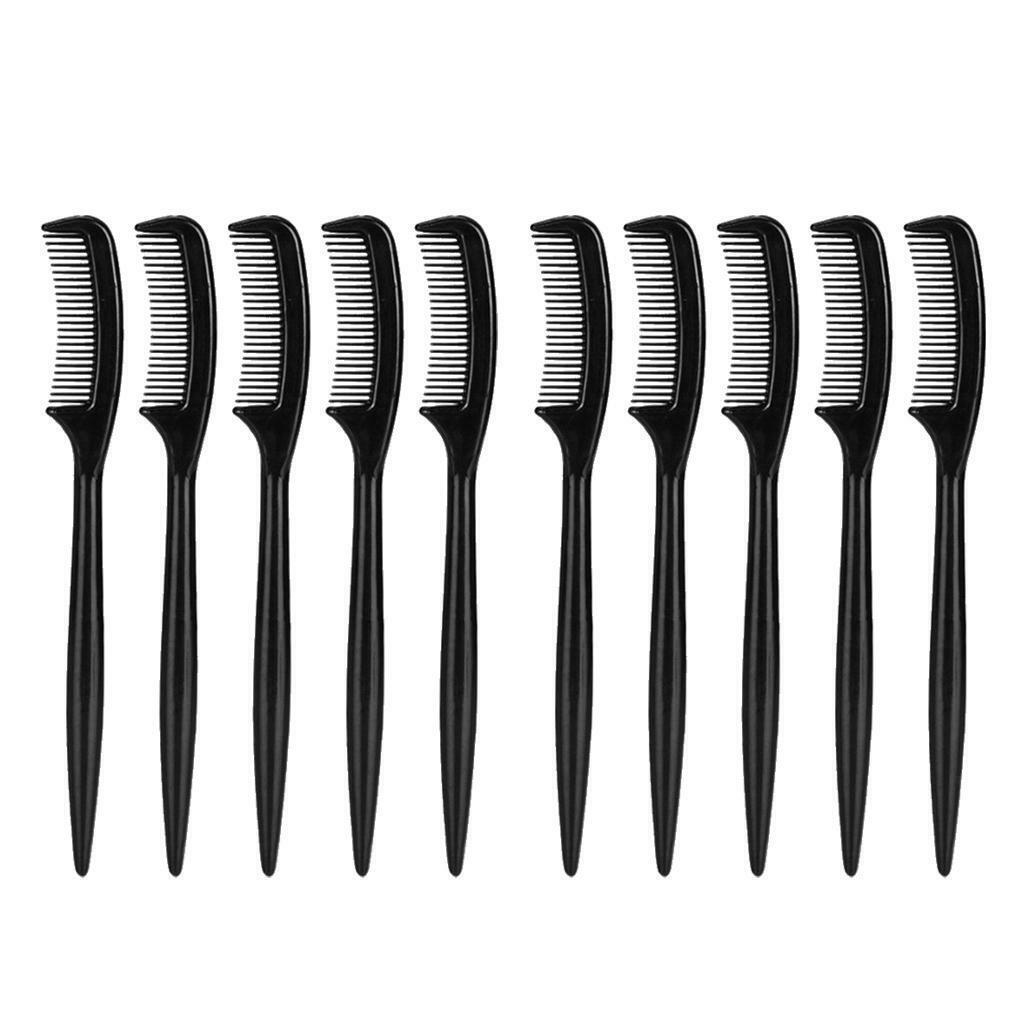 10 pieces mini eyelash comb eyebrow comb eyebrow comb, material: plastic