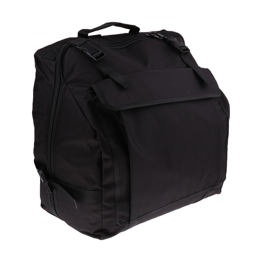 Durable Thick Padded 96 Bass Piano Accordion Case w/Accessory Pockets
