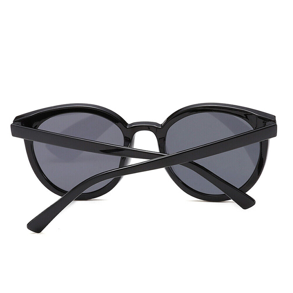Fashion Oval Sunglasses for Women UV Protection Travel Beach Eyewear Black