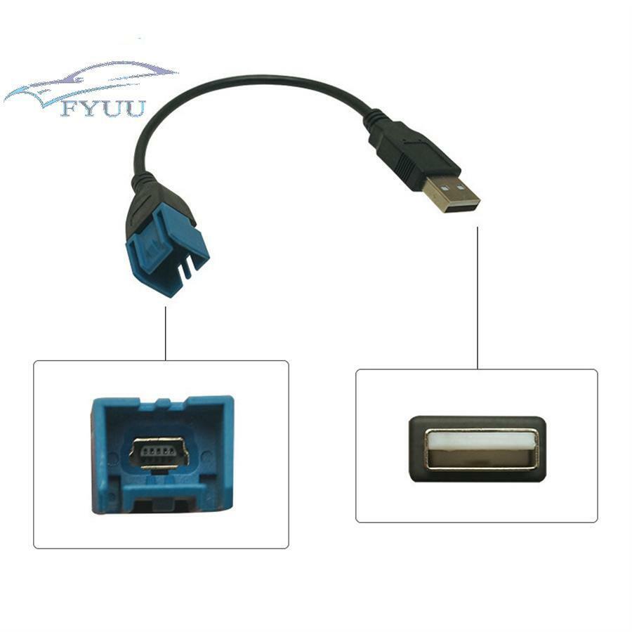 Car Audio Input Media Data Wire USB 2.0 to Mini USB Port Cable Adapter Transfer