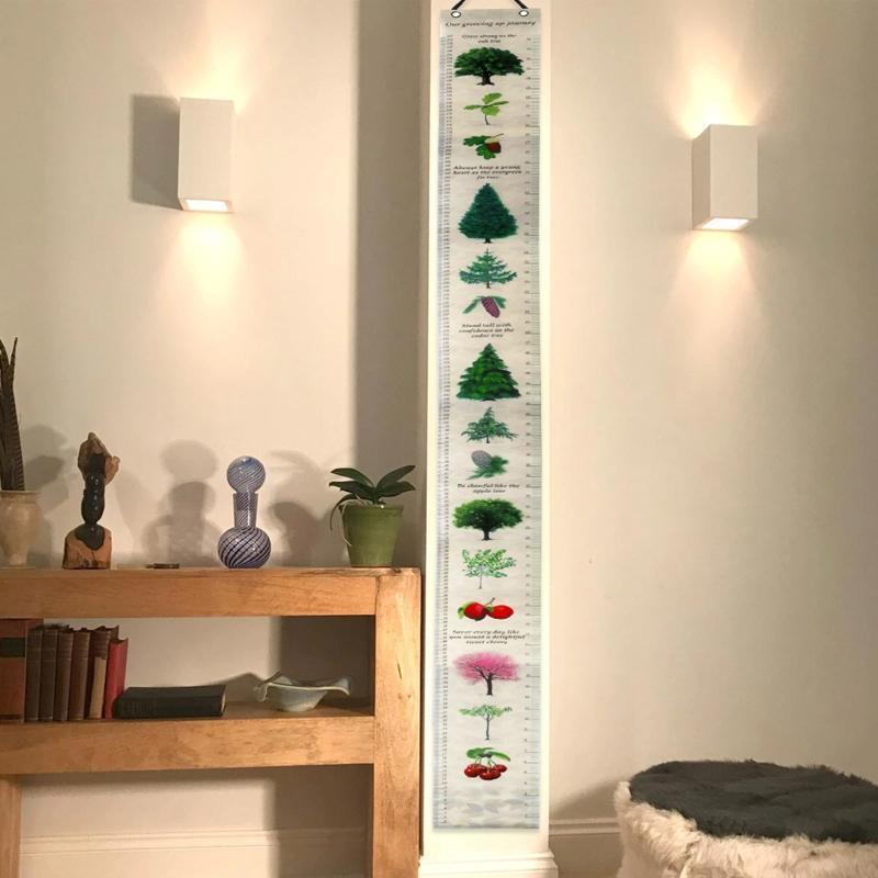 79" Children Growth Chart Wall Hanging Height Ruler for Toddler Height Measuring