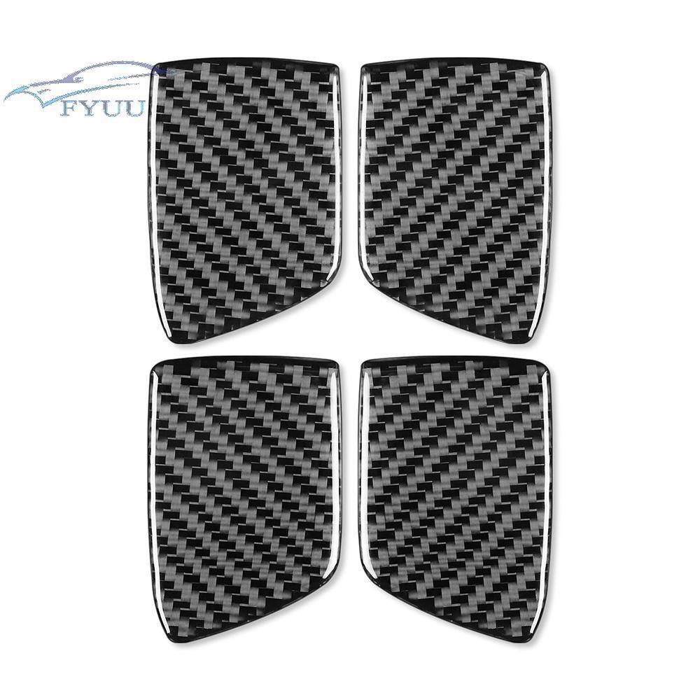 4 Pcs Carbon Fiber Car Interior Door Handle Cover Trim For Infiniti G37 2007-13