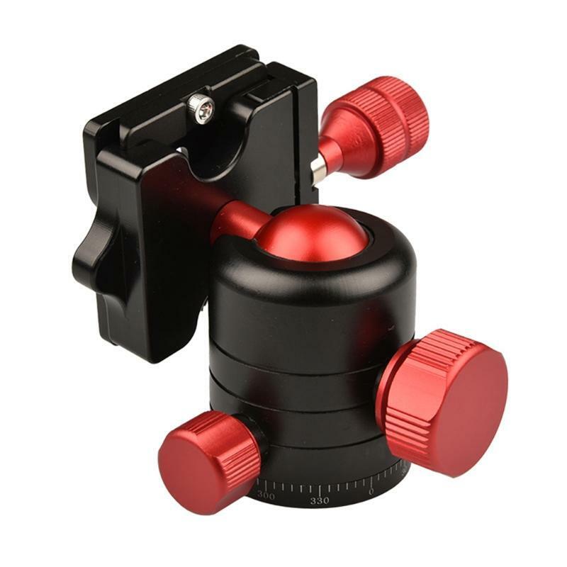 360 Rotating Professional Metal Ballhead Spherical Max Loading Capacity 5 Kg
