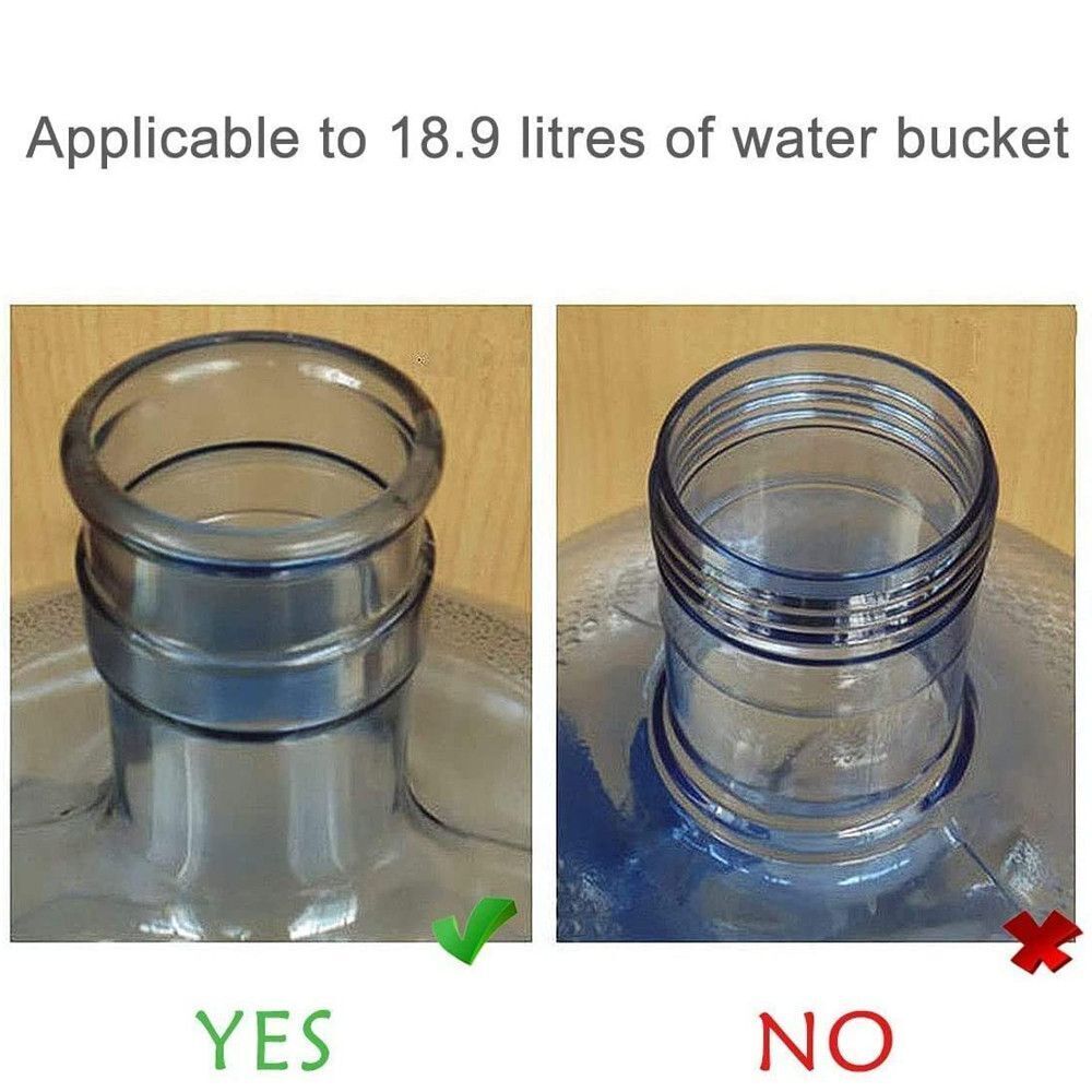 Anti Splash Non-Spill Bucket Lid Water Jug Cap Reusable Water Bottle Snap