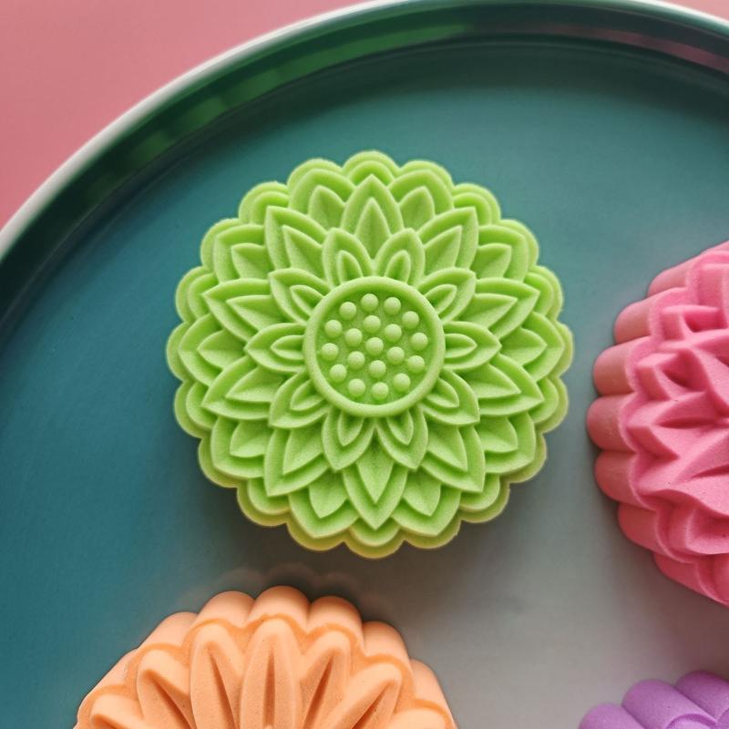 Mooncake Mould DIY Hand Pressure Fondant Decoration Tools Moon Cake Mold