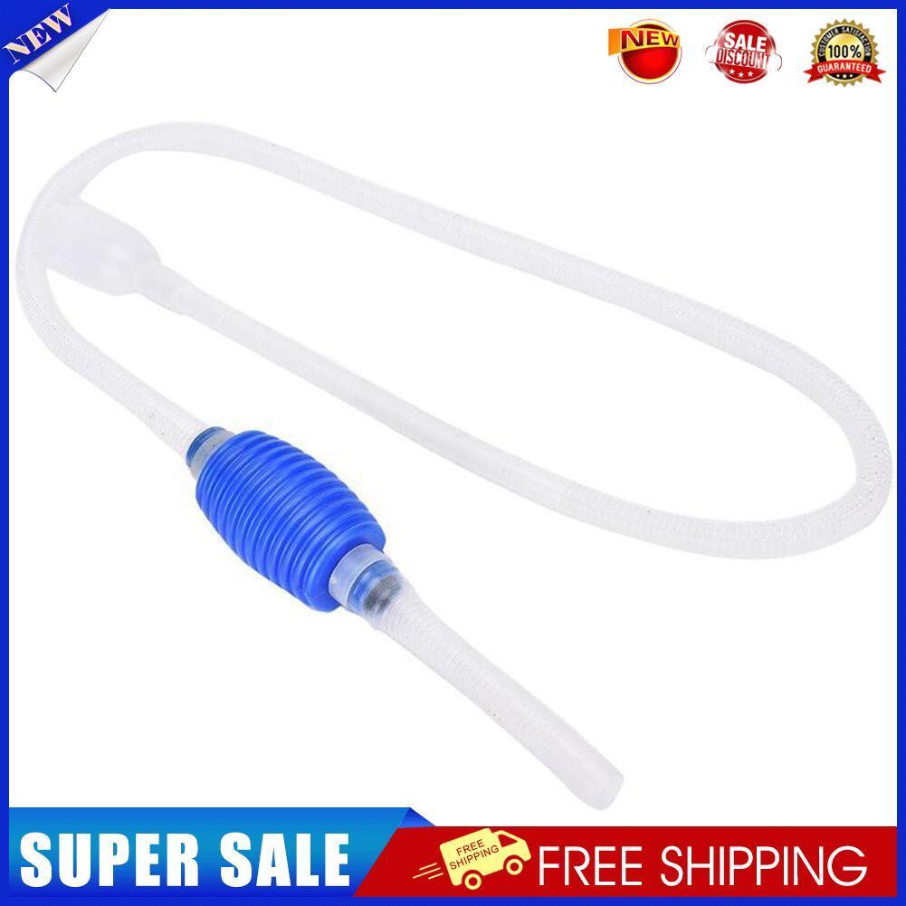 Manual Fish Tank Water Changer Cleaning Gravel Fecal Aquarium Siphon Pipe