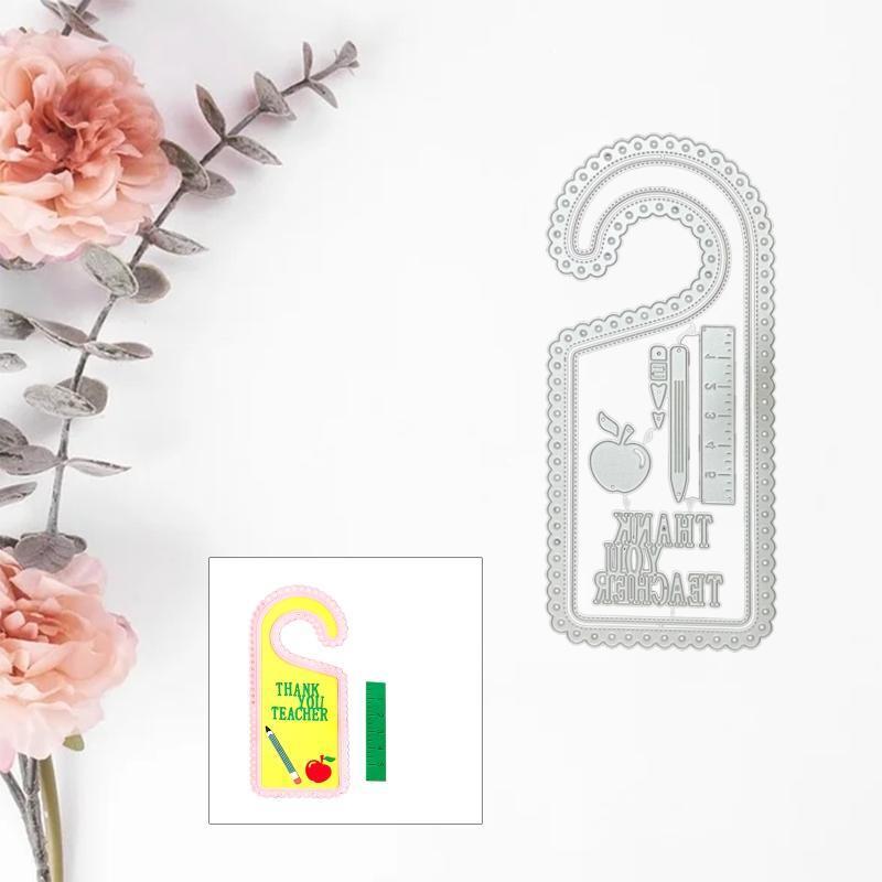 Pen Ruler Metal Cutting Dies Photo Album Decoration Family Together Party Diary