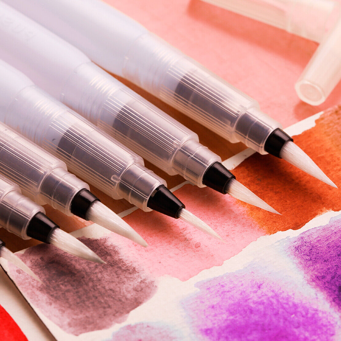 3 Pilot Water Brush Pen fit for Water Color Painting Calligraphy Writing Tool Li