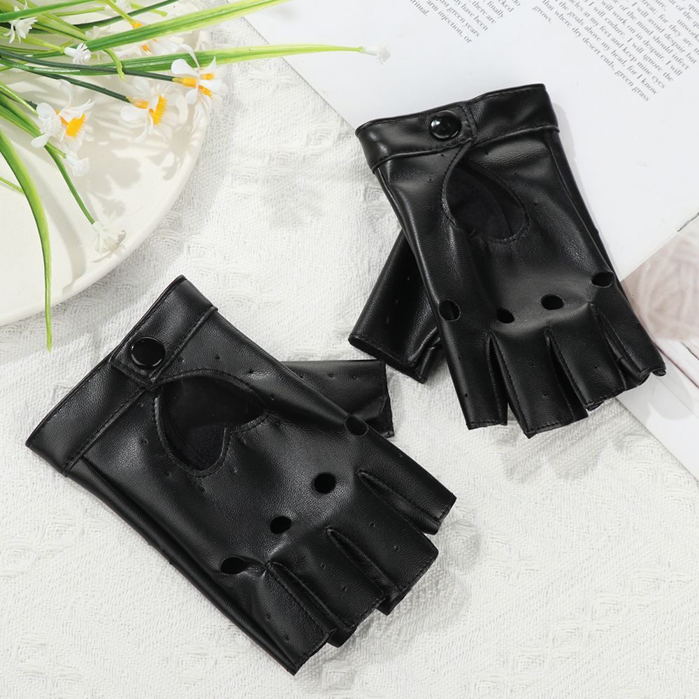 Apparel Accessories Driving Mittens Leather Gloves Dancing Mittens Punk Glove
