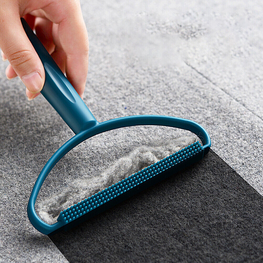 Portable Lint Remover Pet Hair Brush Roller Fur Fuzz Clothes Shaver (Blue)