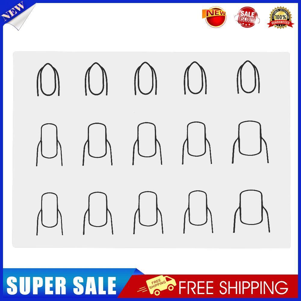 Women Silicone Nail Art Hand Pad Fingernail Coloring ?Mat Manicure Tools(B)