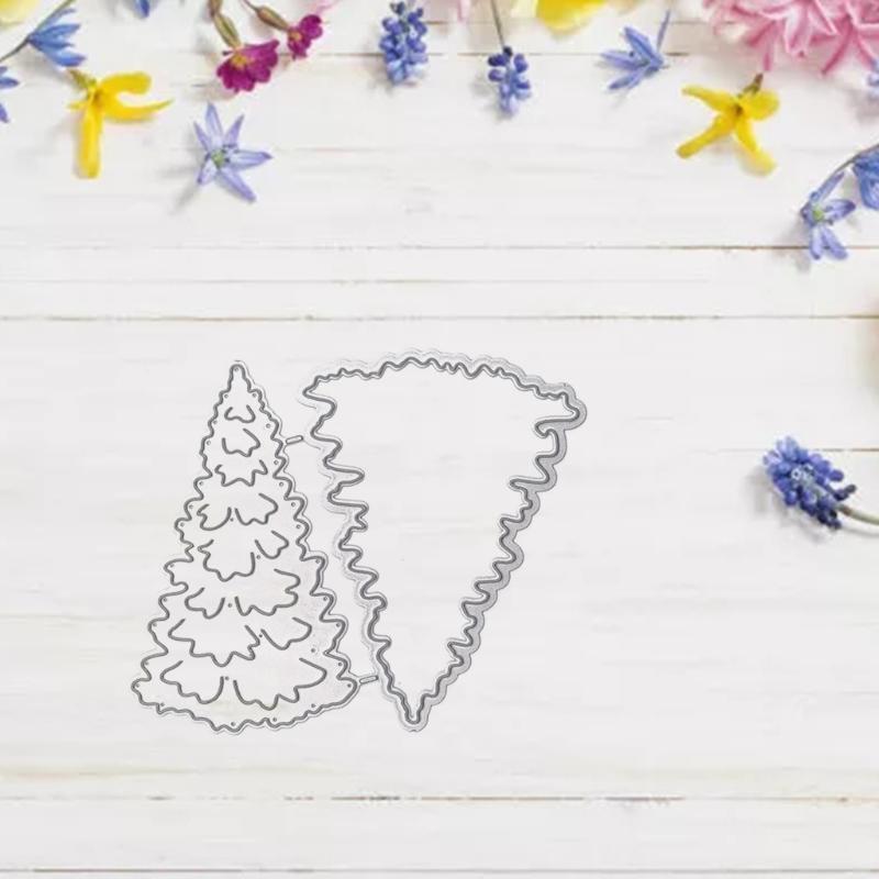 Christmas Tree Cutting Die Stencil DIY Crafts Embossing Tools Exquisite Die Cuts
