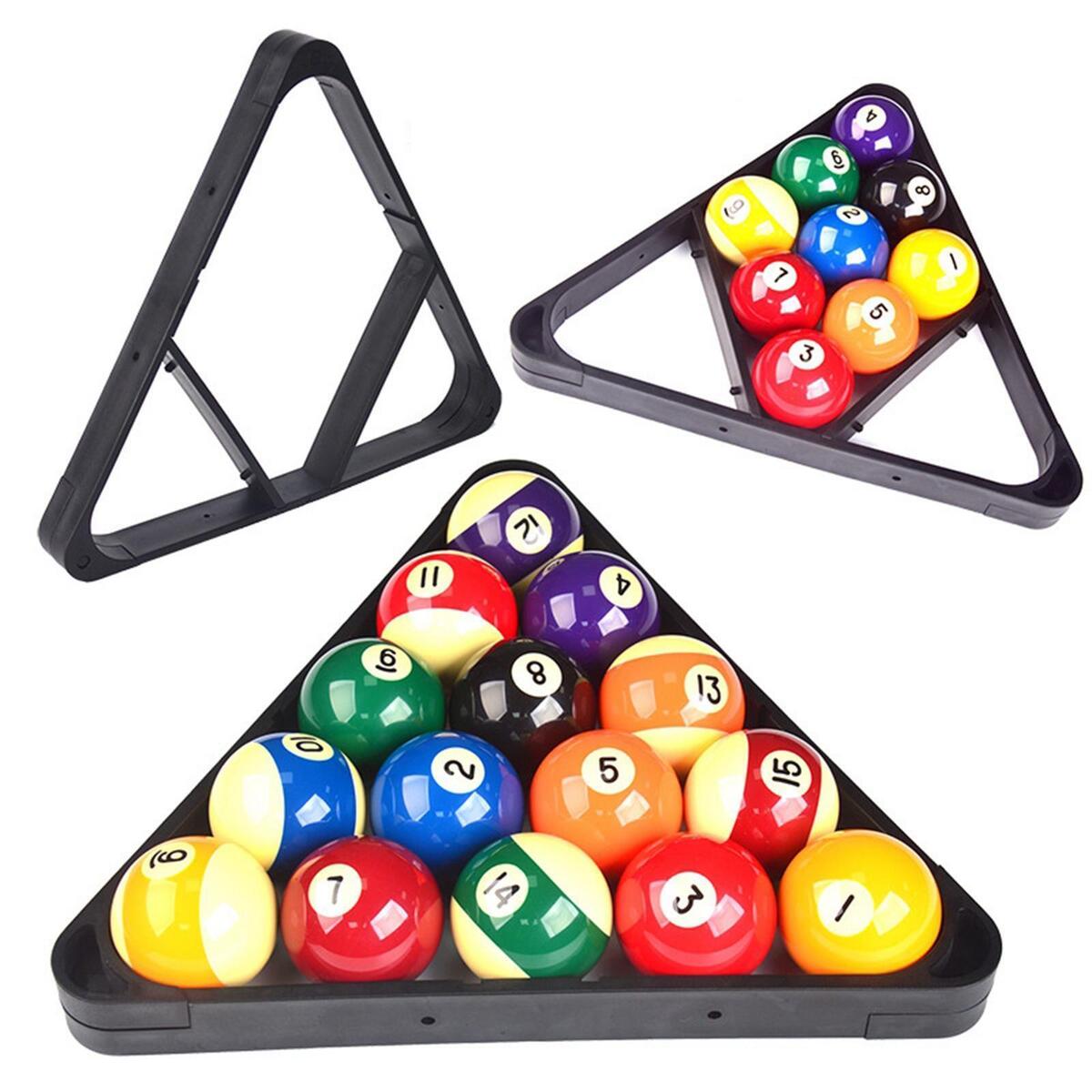 Billiard Triangle Ball Rack Holder for 2-1/ 4inch Balls Pool Rack Pool Table