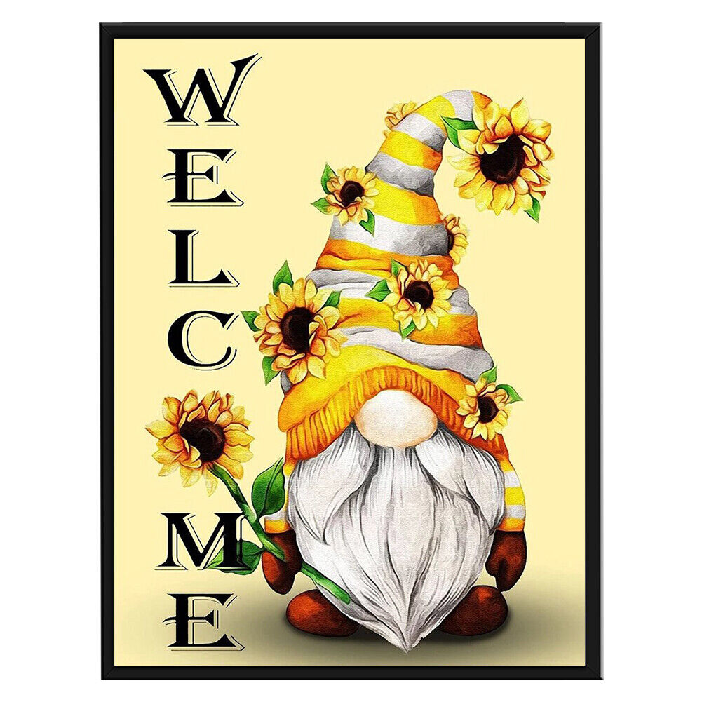 DIY Cross Stitch Full Embroidery Kit Goblin Stamped for Home Decoration