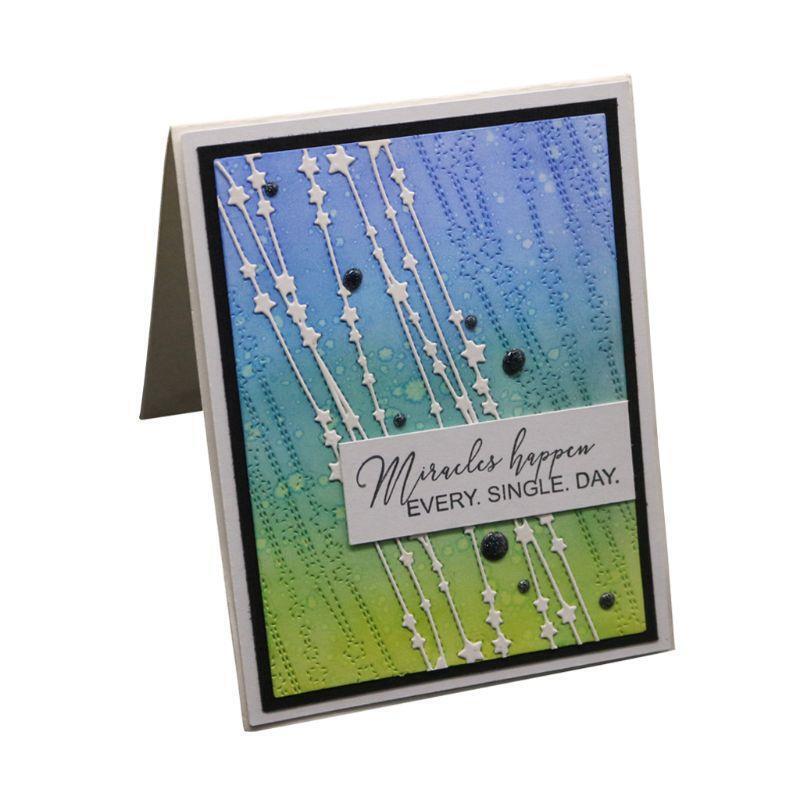 Meteor Metal Cutting Dies Stencil Scrapbooking DIY Album Stamp Paper Card Emboss
