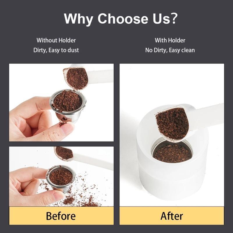 3 Pcs Pressed Power Filling Device Easy Operation Coffee Tool Pressing Coffee