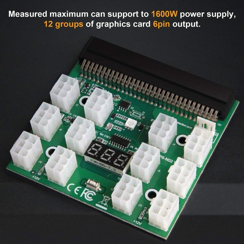 Graphics Card Power Supply 6pin Adapter Card 12V Graphics Power Supply Board