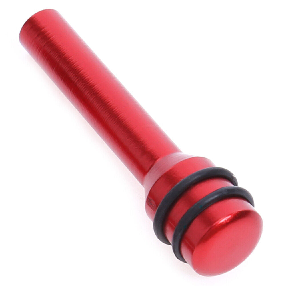 Universal Car Door Lock Knob Aluminum Alloy Door Lock Knob 2 inch (Red)