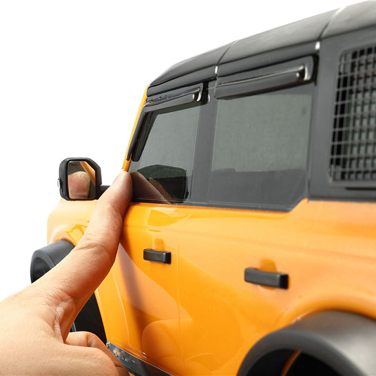 Metal Reflective RearView Mirror Lens for DJ TRX-4 TRX4 Ford Bronco RC Car Parts