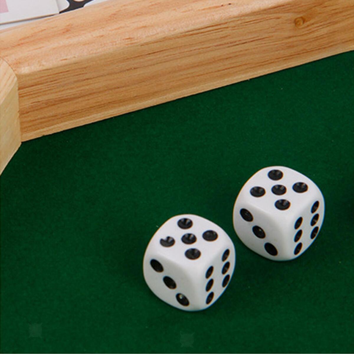 Heavy Duty 12 Inch Octagonal Wooden  Tray with Felt  Rolling Surface