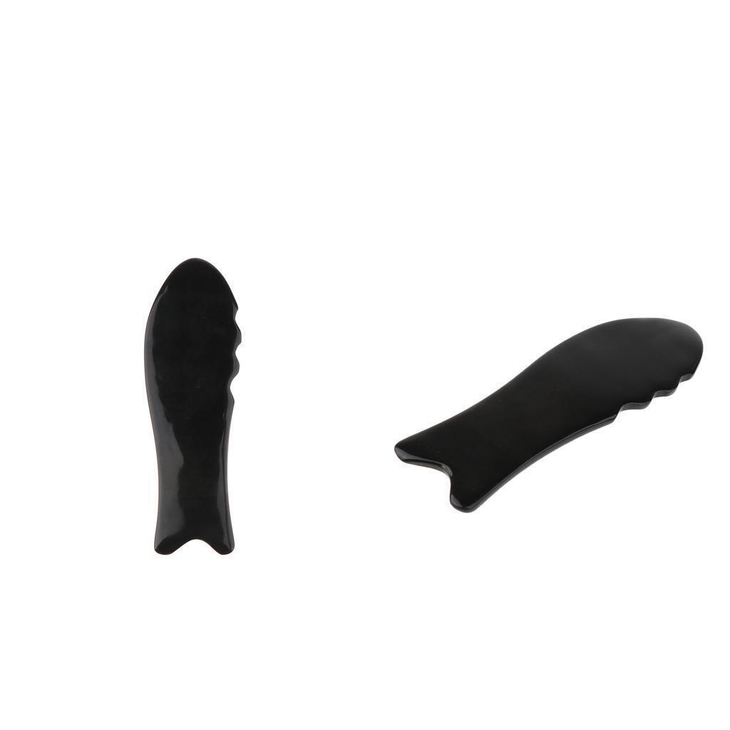 2 Pcs Handheld   Shaped  Scraping cosmetik Board Self Massage Tool