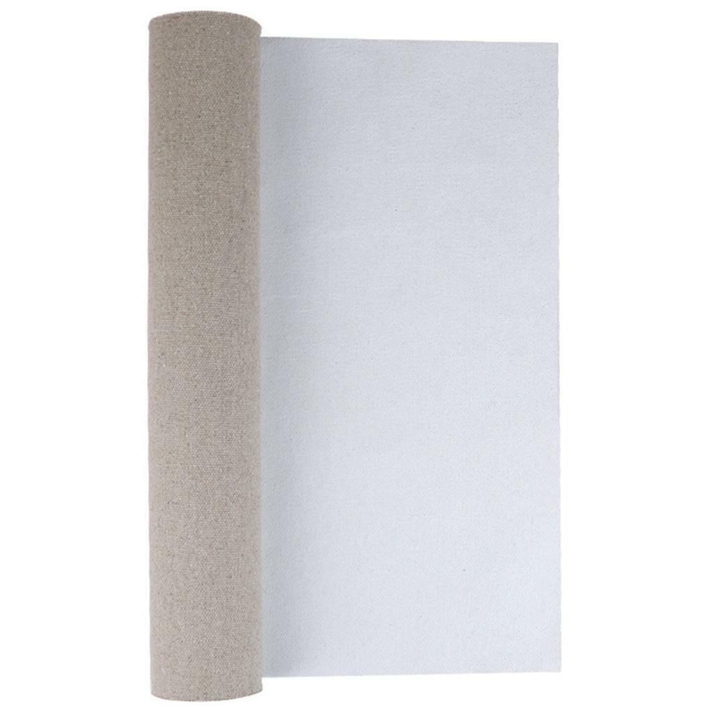 2x Blank Linen Canvas Oil Acrylic Watercolor Hobby Painting Stretched Canvas