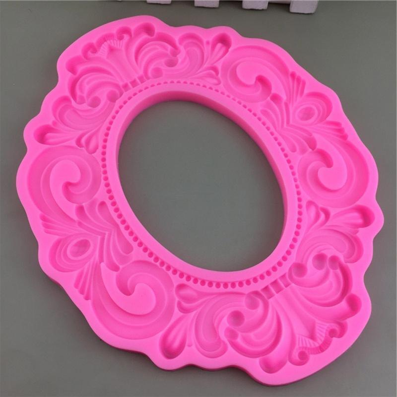 DIY Frame Silicone Chocolate Moulds Pastry Cake Decorating Gadgets Fondant Molds