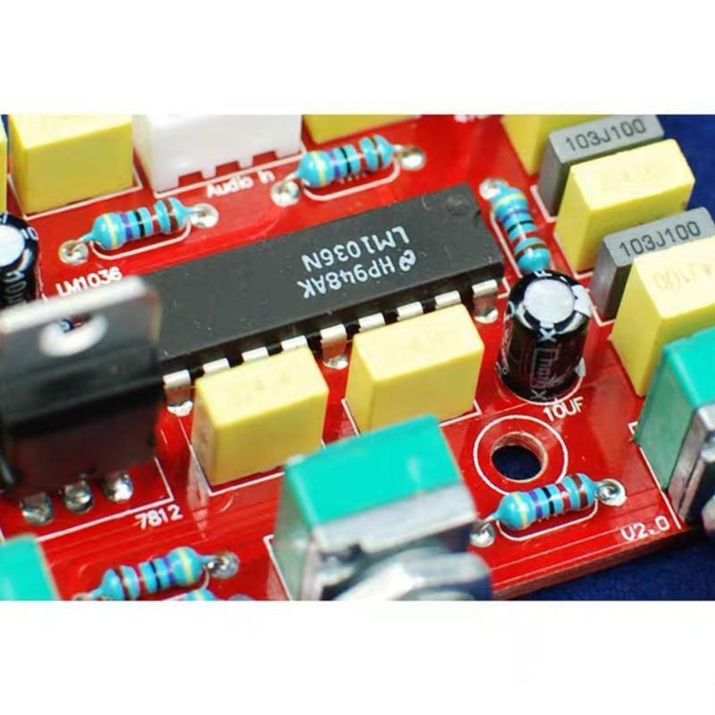 LM1036 OP-AMP Pre-Amplifier Tone Board Module HiFi Bass Treble for Home Theater