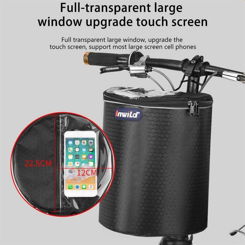 Pet Bag Shopping Picnic Bag Panniers Oxford Storage Foldable Bicycle Basket