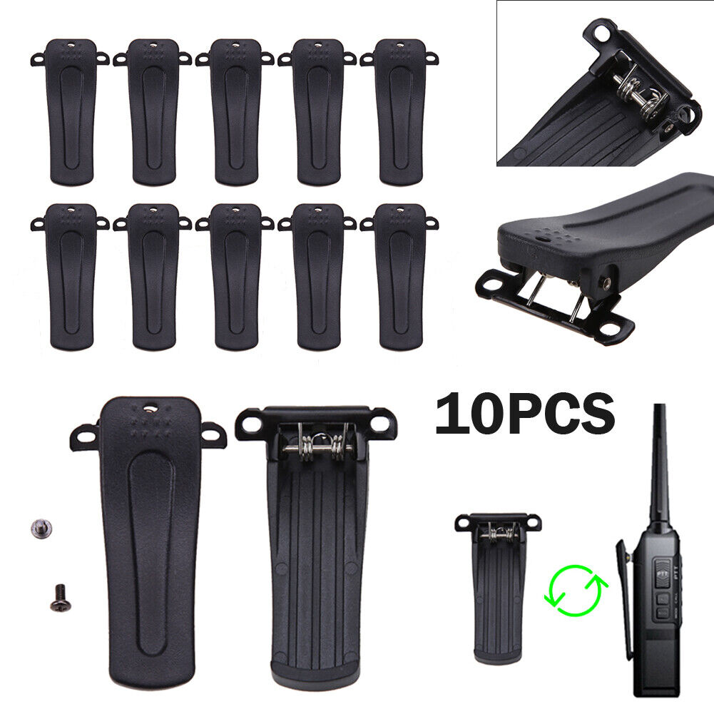 10x Belt Clip for Retevis H777 for BaoFeng BF-666S 777S BF-888S 2-Way Radio