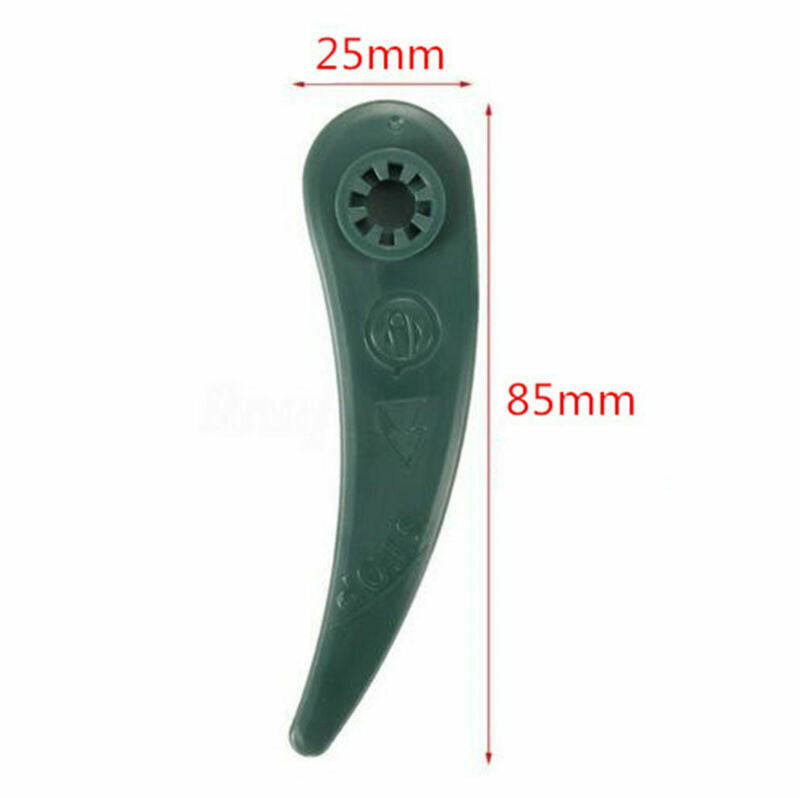 5pcs Plastic Replacement Grass Strimmer Blades Dura Lawn Mower Blade For BOSCH