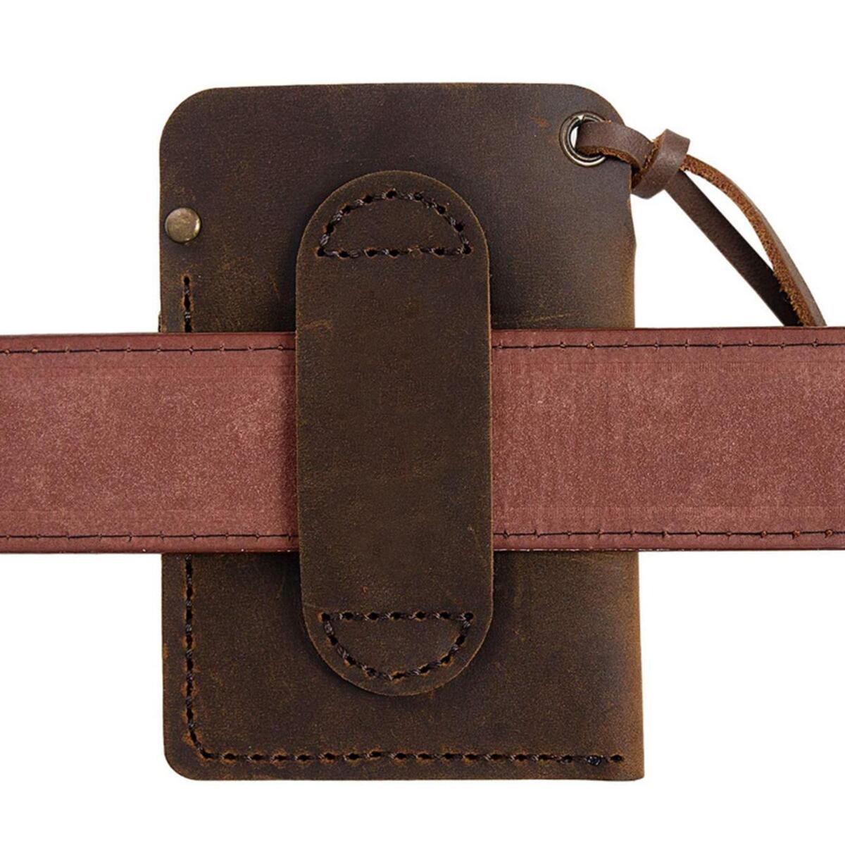 Handmade Multitool Sheath for Belt Pen Knives PU Leather Pouch Holster