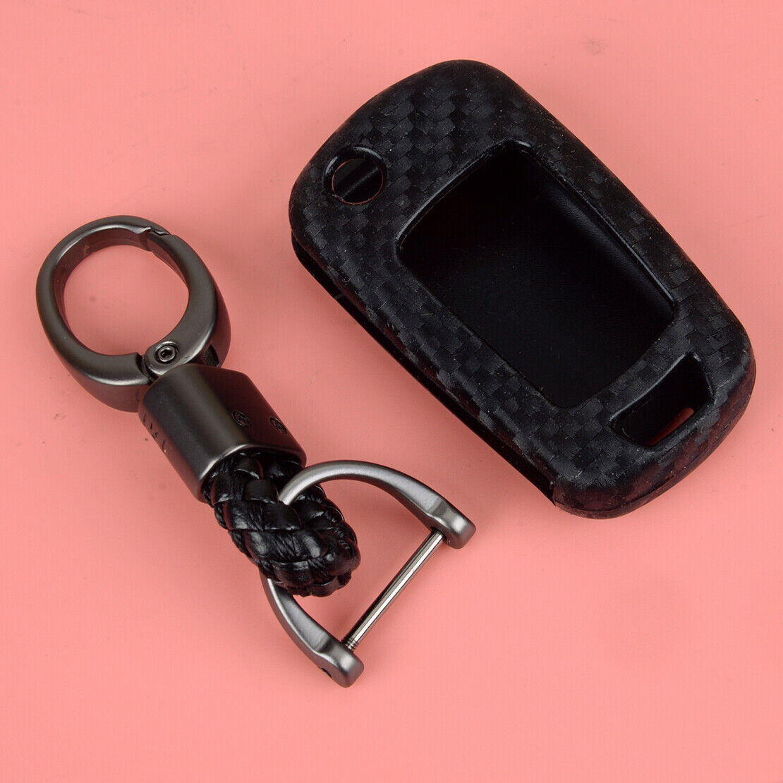 Silicone Remote Key Fob Cover Holder Keychain Fit for Chevrolet Buick GMC New
