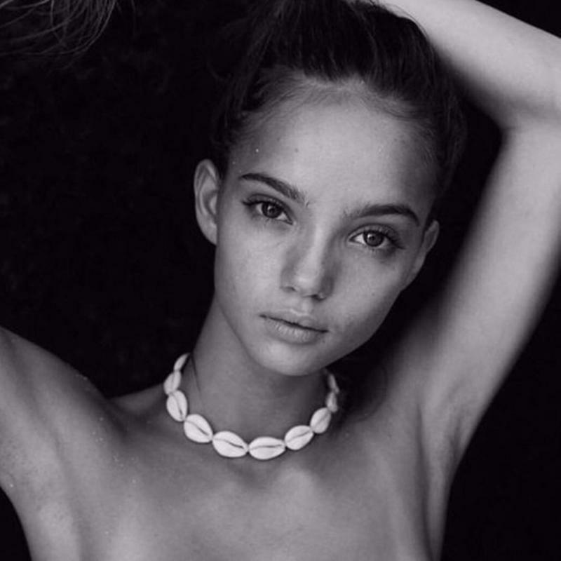 Summer Beach Natural Shell Handmade Hawaii Wakiki Boho Choker Necklace For Women