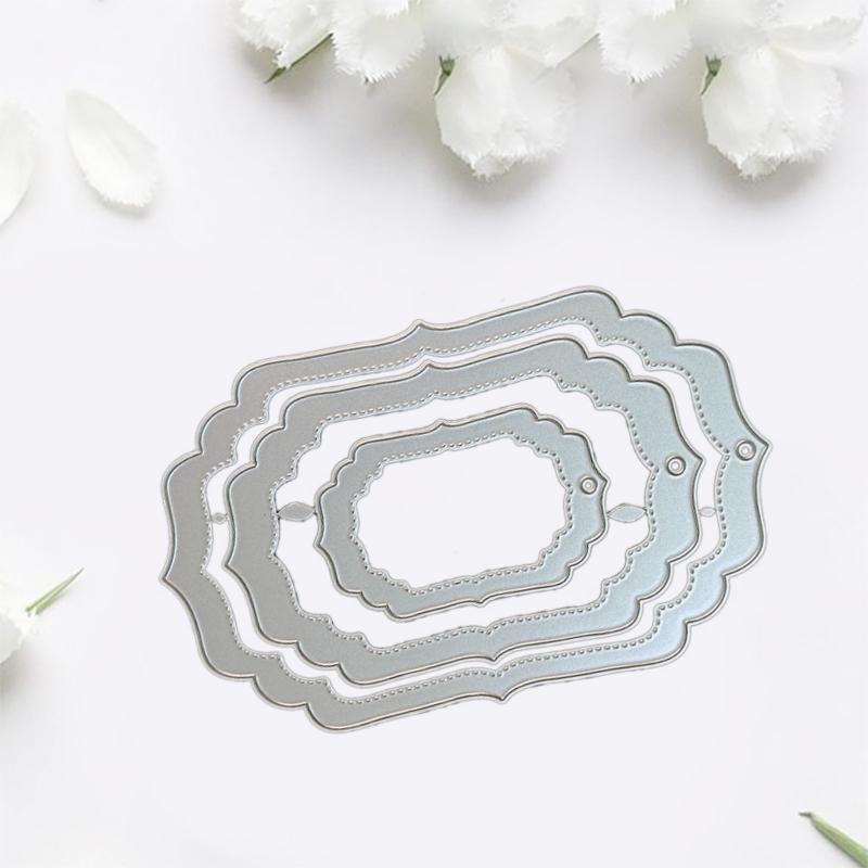 Delicate Frame Metal Cutting Dies for DIY Cards Making Journaling Decorations
