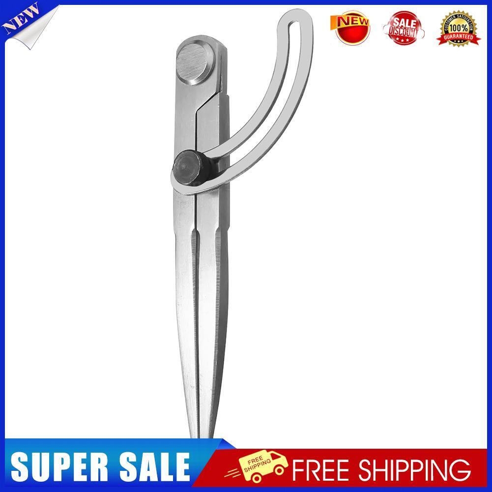 Wing Divider Leather Craft Rotating Scratch Compass Woodwork Draw Tool (C)