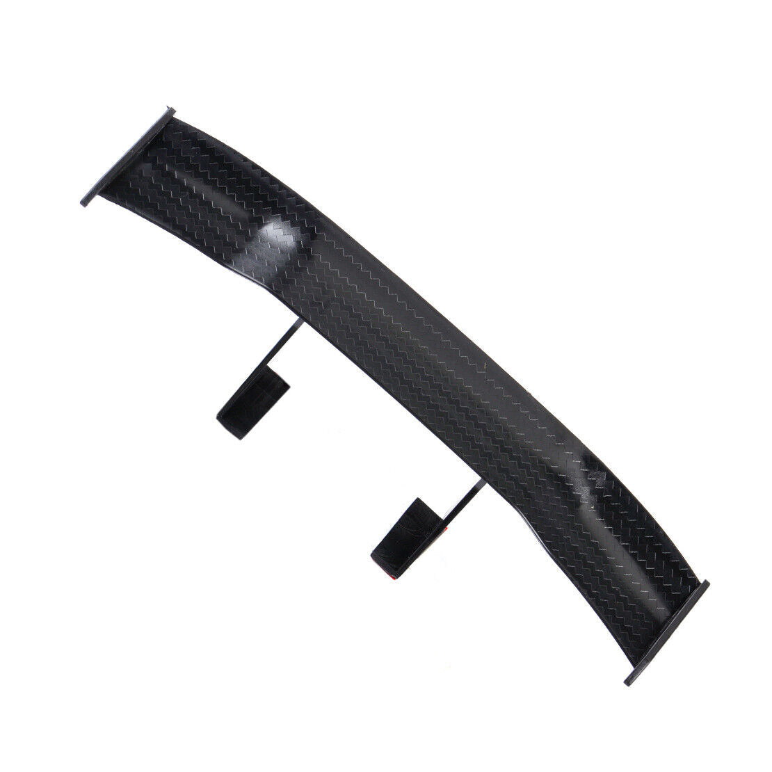 17cm Black Carbon Fiber Twill Look GT Tiny Mini Rear Wing Spoiler Decoration Li