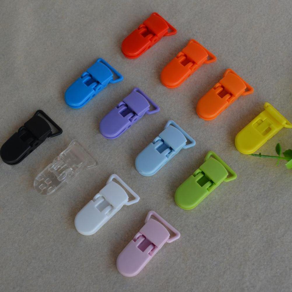 10Pcs Baby Plastic Pacifier Clip Holder Soother Mam Infant Dummy Clips