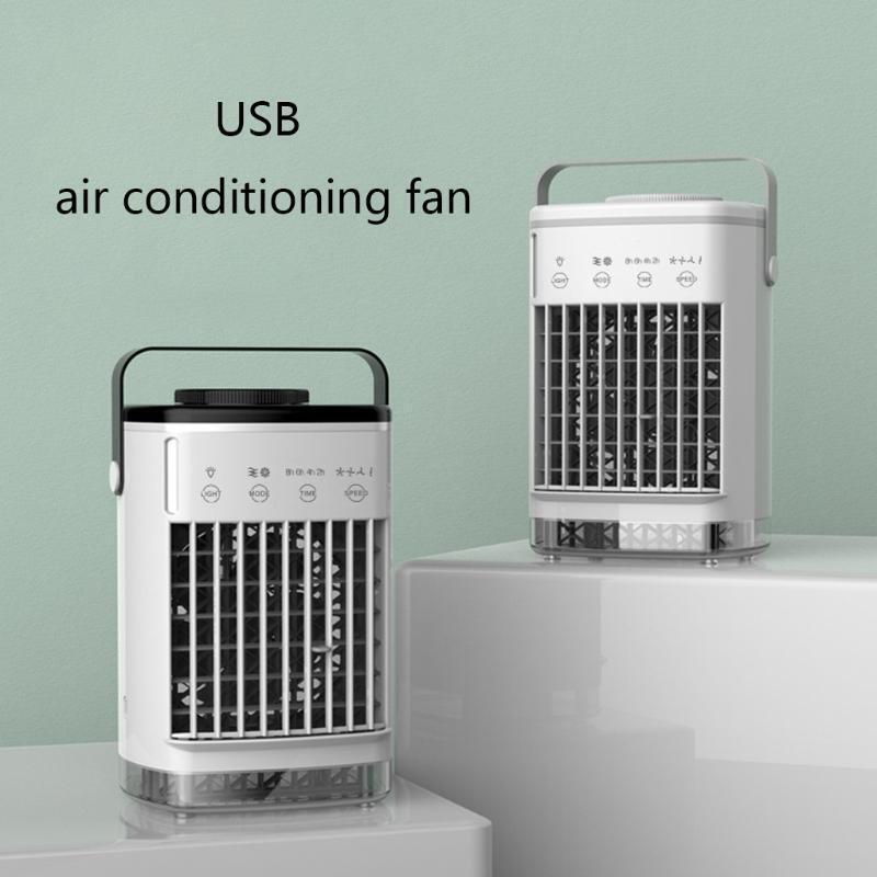 Personal Air Cooler 4 in 1 Timing Personal Air Cooler Mini Air Conditioner Fan