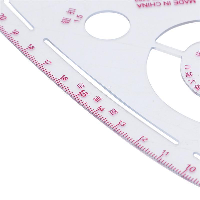 Sleeve Curve Ruler Drawing Drafting MeasureTemplate DIY Clothing Accessories