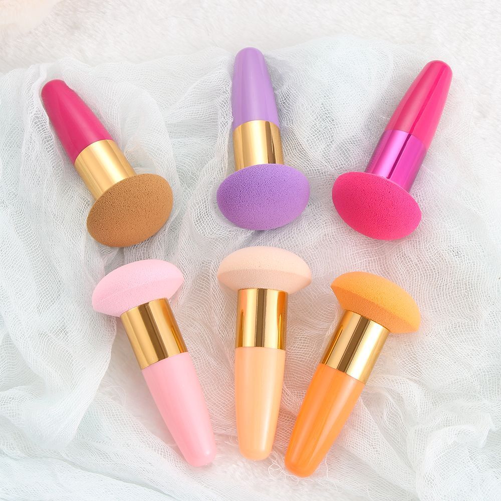 Smooth Shaped Mushroom head Liquid Foundation Powder Puff Makeup Brushes Sponge