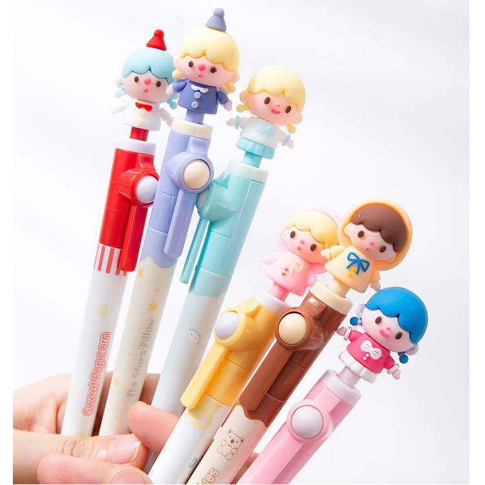 Supplies Stationery Signature Gel Pens Black Ink Rotating pen Cartoon Pencils