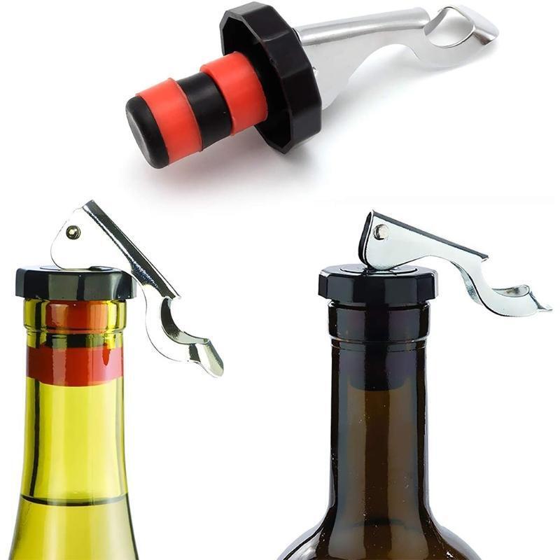 10 Pieces Wine Stoppers Food-grade Silicone Bottle Stopper Expanding Bottle Plug